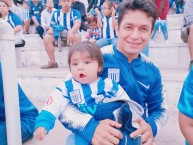 Foto: "Con mí Mathías !!!! Acompañando al mejor equipo A R R I B A ðŸ’™A L I A N Z A" Barra: Comando SVR • Club: Alianza Lima