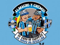 Desenho - Diseño - Arte - "Grêmio y Almagro" Dibujo de la Barra: Geral do Grêmio • Club: Grêmio • País: Brasil