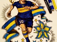 Desenho - Diseño - Arte - "Diegolan Dibujos" Dibujo de la Barra: La 12 • Club: Boca Juniors • País: Argentina