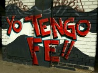 Mural - Graffiti - Pintadas - "Yo tengo fe" Mural de la Barra: Comando SVR • Club: Alianza Lima • País: Peru