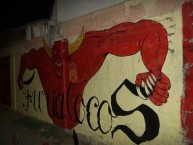 Mural - Graffiti - Pintadas - "Furialocos" Mural de la Barra: Fúria Roja • Club: Unión Española • País: Chile