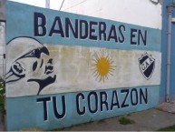Mural - Graffiti - Pintada - "BANDERAS EN TU CORAZÓN" Mural de la Barra: La Brava • Club: Alvarado