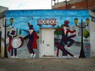 Mural - Graffiti - Pintada - "BOEDO" Mural de la Barra: La Gloriosa Butteler • Club: San Lorenzo