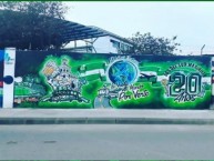 Mural - Graffiti - Pintadas - "Marinilla, Antioquia" Mural de la Barra: Los del Sur • Club: Atlético Nacional • País: Colombia