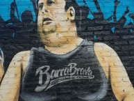 Mural - Graffiti - Pintadas - "Mural hecho en homenaje al famoso hincha El Gordo de Central" Mural de la Barra: Los Guerreros • Club: Rosario Central • País: Argentina