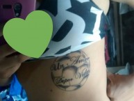 Tattoo - Tatuaje - tatuagem - "Balon Un Amor Depor Vida CDC" Tatuaje de la Barra: Frente Radical Verdiblanco • Club: Deportivo Cali