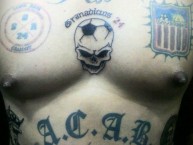 Tattoo - Tatuaje - tatuagem - "Barrista Granadictos" Tatuaje de la Barra: Granadictos • Club: Carabobo • País: Venezuela