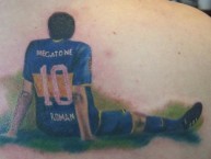 Tattoo - Tatuaje - tatuagem - "Riquelme" Tatuaje de la Barra: La 12 • Club: Boca Juniors