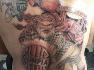 Tattoo - Tatuaje - tatuagem - Tatuaje de la Barra: La Barra 79 • Club: Olimpia
