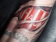Tattoo - Tatuaje - tatuagem - Tatuaje de la Barra: La Barra de la Bomba • Club: Unión de Santa Fe • País: Argentina