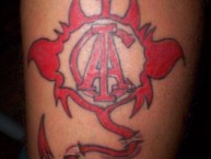 Tattoo - Tatuaje - tatuagem - Tatuaje de la Barra: La Barra del Rojo • Club: Independiente • País: Argentina