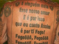 Tattoo - Tatuaje - tatuagem - Tatuaje de la Barra: Loucos pelo Botafogo • Club: Botafogo • País: Brasil