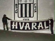 Trapo - Bandeira - Faixa - Telón - Trapo de la Barra: Comando SVR • Club: Alianza Lima • País: Peru