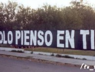 Trapo - Bandeira - Faixa - Telón - "Solo pienso en ti" Trapo de la Barra: La Adicción • Club: Monterrey