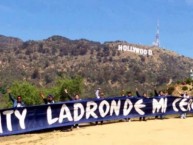Trapo - Bandeira - Faixa - Telón - "MONTERREY LADRON DE MI CEREBRO" Trapo de la Barra: La Adicción • Club: Monterrey