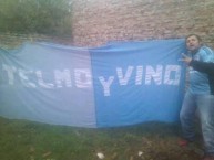 Trapo - Bandeira - Faixa - Telón - "TELMO Y VINO" Trapo de la Barra: La Barra de San Telmo • Club: San Telmo • País: Argentina