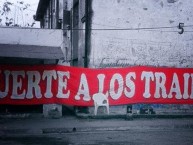 Trapo - Bandeira - Faixa - Telón - Trapo de la Barra: La Barra del Rojo • Club: Independiente • País: Argentina