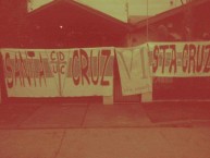 Trapo - Bandeira - Faixa - Telón - Trapo de la Barra: Los Cruzados • Club: Universidad Católica • País: Chile