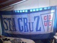 Trapo - Bandeira - Faixa - Telón - Trapo de la Barra: Los Cruzados • Club: Universidad Católica • País: Chile