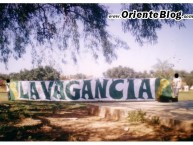 Trapo - Bandeira - Faixa - Telón - "La Vagancia" Trapo de la Barra: Los de Siempre • Club: Oriente Petrolero • País: Bolívia
