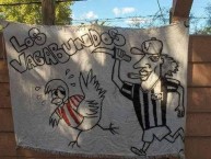 Trapo - Bandeira - Faixa - Telón - Trapo de la Barra: Los Vagabundos • Club: Montevideo Wanderers